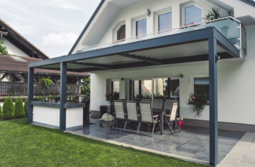 concrete patio